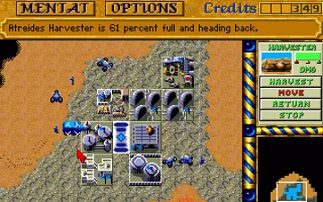 Dune II - The Battle for Arrakis_Disk1 screen shot game playing